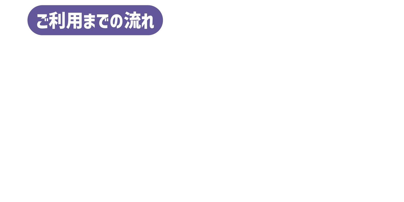 ご利用までの流れ